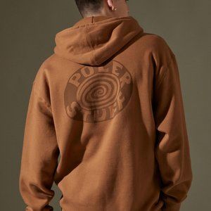 URBAN OUTFITTERS Poler Spiral Hoodie - Chocolate - Men's Size Medium NWT